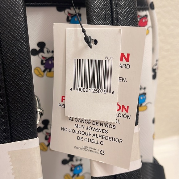 Disney Mickie Mouse Loungefly Backpack - Picture 6 of 6